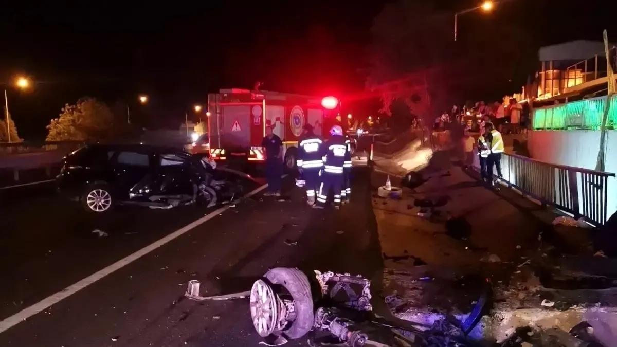 Tekirdağ'da feci kaza: 5 yaralı