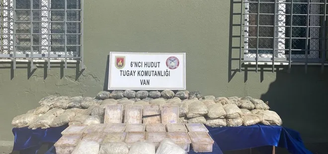 Van'da sınır hattında zehir tacirlerine operasyon! 91 kilodan fazla uyuşturucu ele geçirildi