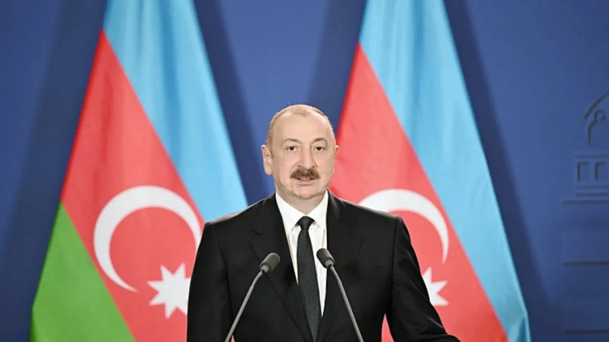 Azerbaycan Cumhurbaşkanı Aliyev Ukrayna Dışişleri Bakanı Sybiha'yı kabul etti