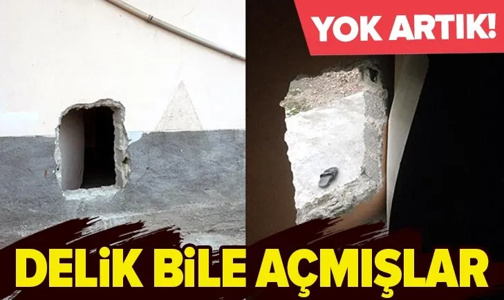 Adana'da mühürlenen kahvehanede kumar oynamak için duvarda delik açmışlar