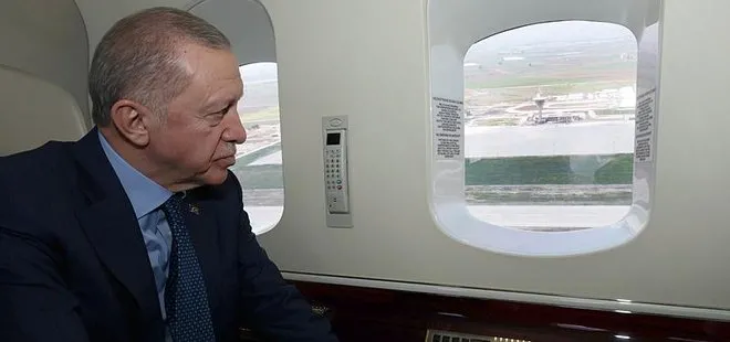 Başkan Erdoğan, Çukurova Uluslararası Havalimanı’nı havadan inceledi! Açılışa gün sayıyor
