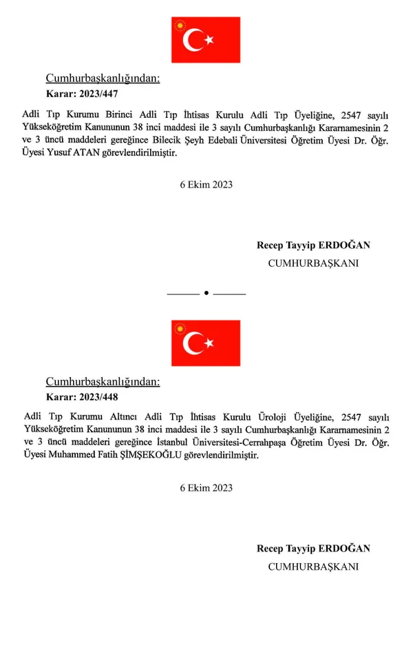 Son dakika: Atama kararları Resmi Gazete’de yayımlandı