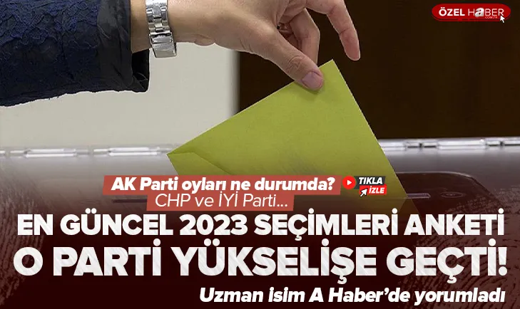 İşte en güncel seçim anketinin sonuçları!