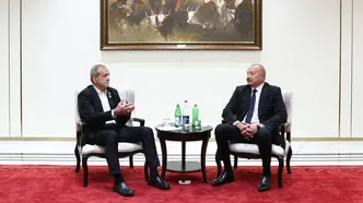 Bişkek'te samimi anlar: Aliyev ve Pezeşkiyan'ın su diyaloğu kahkahaya boğdu