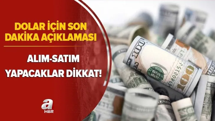 Dolar için son dakika açıklaması: O rakamlara gelecek! Bu tahminle dengeler değişecek! Alım-satım yapacaklar dikkat!