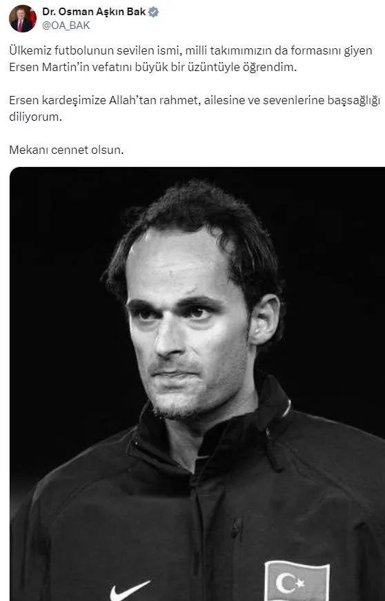 Son dakika haberi: Ersen Martin hayatını kaybetti!