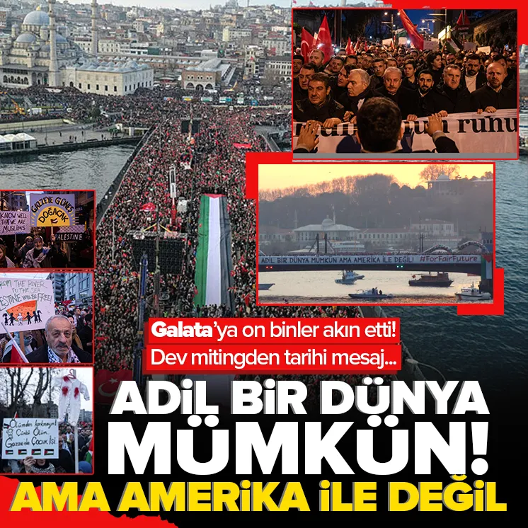 Galata’dan dünyaya tarihi mesaj