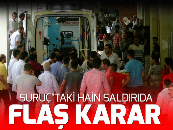 Suruç saldırısında yeni gelişme
