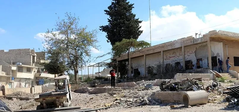 Suriye rejimi sivil savunma merkezini bombaladı