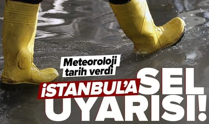 İstanbul’a sel uyarısı! Meteoroloji’den İstanbullulara yağmur ve sel mesajı! İşte 5 günlük hava durumu