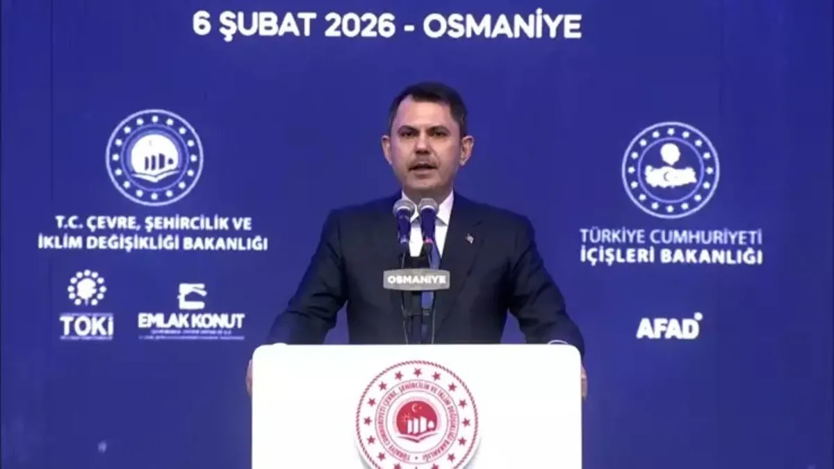 Bakan Kurum'dan 6 Şubat Depremleri Anma Programı'nda net mesaj: 11 ilimiz küllerinden doğdu