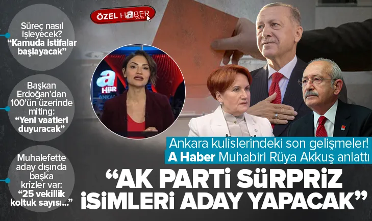 Kulisler alev alev: AK Parti’den sürpriz adaylar