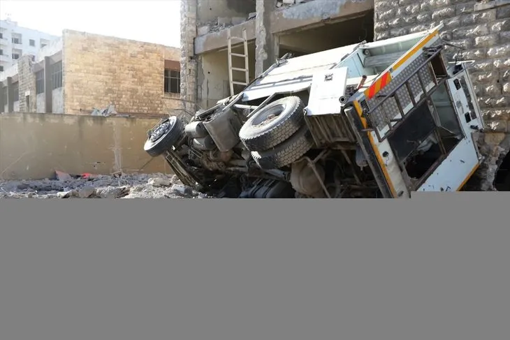 Halep’e ’deprem etkili bomba’ atıldı