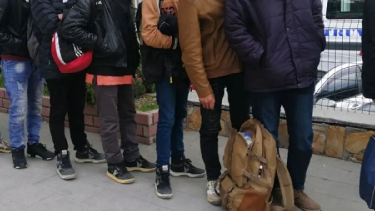 Edirne'deki pansiyona kaçak göçmen operasyonu: 31'i yakalandı