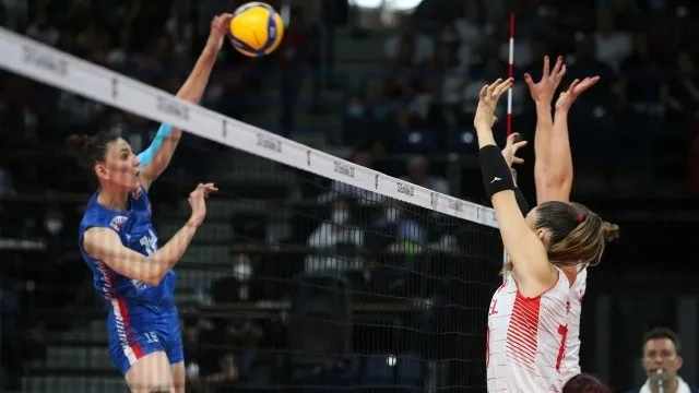 Türkiye 1-3 Sırbistan 2021 CEV Avrupa Voleybol Şampiyonası yarı final maç sonucu - 6