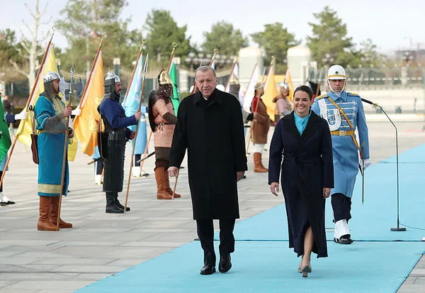 Başkan Recep Tayyip Erdoğan ile Macaristan Cumhurbaşkanı Katalin Novak’tan kritik açıklamalar