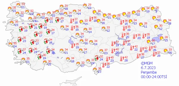 1688582578056.png Yağışlı hava geri dönüyor! Çok sayıda ile Meteoroloji'den son dakika uyarısı! İstanbul Ankara İzmir hava durumu... - 4