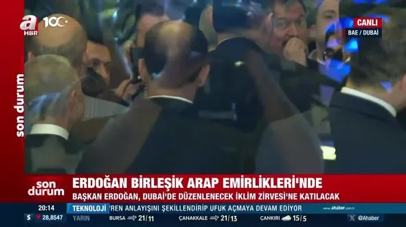 Başkan Erdoğan BAE’ye geldi!