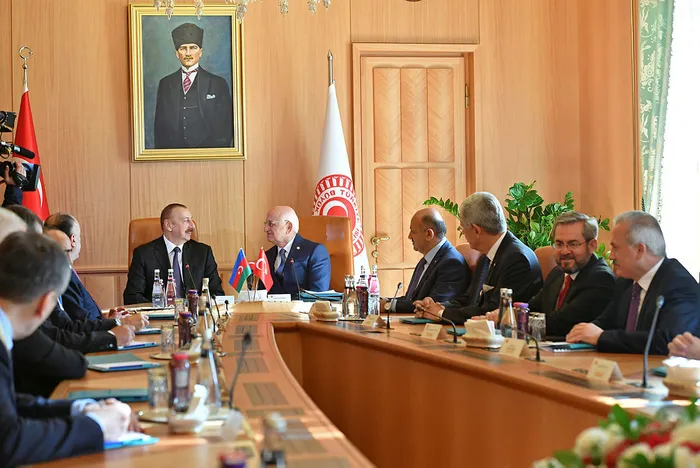 Cumhurbaşkanı Erdoğan, İlham Aliyev'i resmi törenle karşıladı - 6