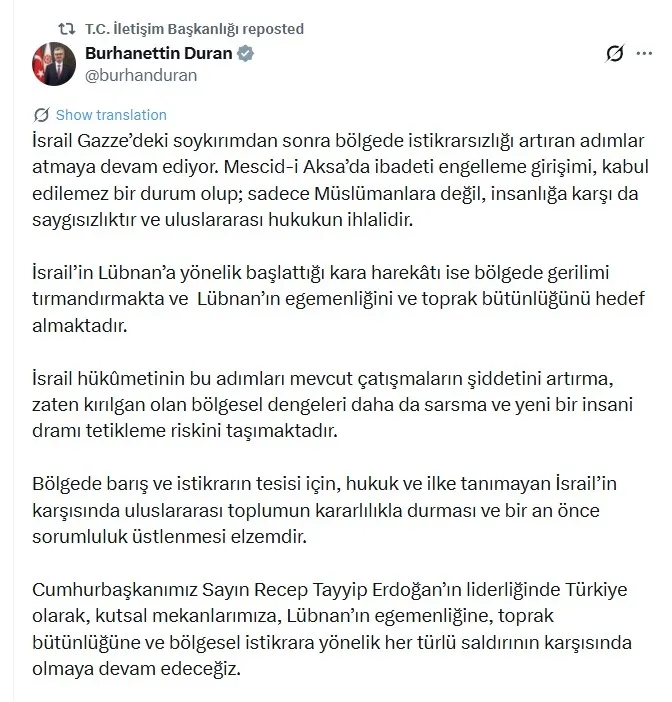 isgal-ordusu-4-koldan-saldiriya-gecti-turkiyeden-israilin-lubnana-saldirisina-kinama-1773679465025.jpeg İşgal ordusu 4 koldan saldırıya geçti! Türkiye'den İsrail'in Lübnan'a saldırısına kınama - 4