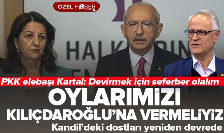 PKK elebaşından Kılıçdaroğlu’na destek!