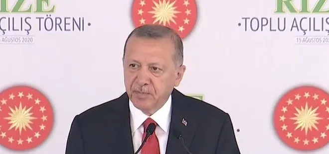 Son dakika: Başkan Erdoğan’dan Rize’de önemli açıklamalar