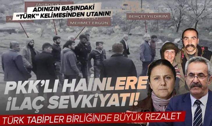 Türk Tabipler Birliği’nden PKK kamplarına ilaç sevkiyatı! HDP’li Semra Güzel yine olayların içinde...