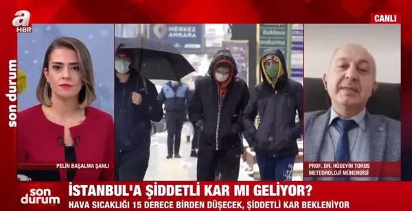 Meteoroloji Mühendisi A Haber'de açıkladı! İstanbul'a şiddetli kar ne zaman yağacak? - 1