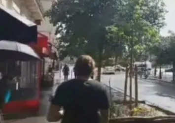 Paris'te panik anları! Polis Twitter'dan uyardı
