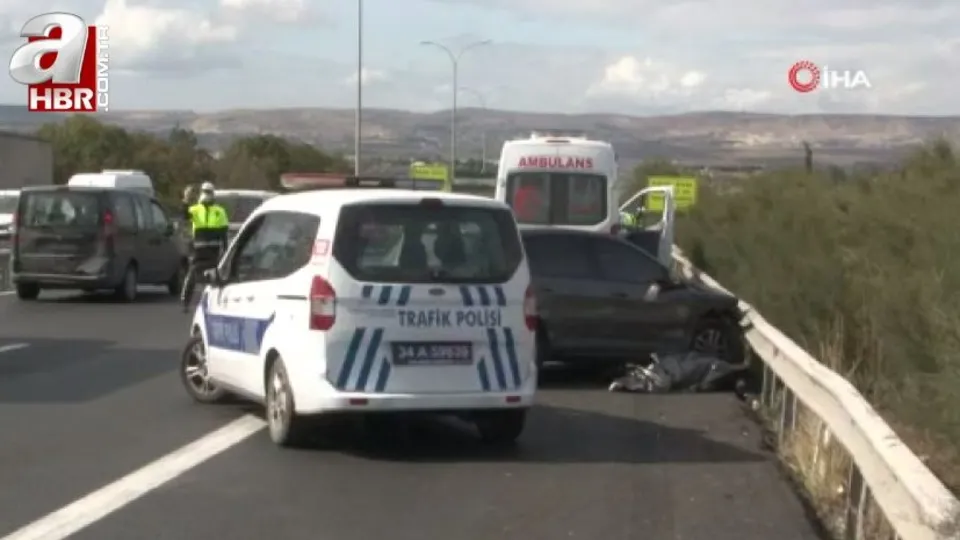 Büyükçekmece TEM Otoyolunda trafik kazası!