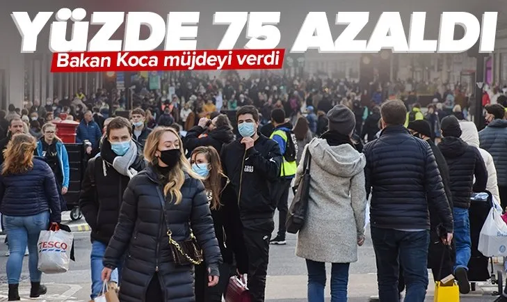 Sağlık Bakanı Fahrettin Koca’dan koronavirüs vakaları hakkında müjdeli haber! Günlük yüzde 75 azaldı