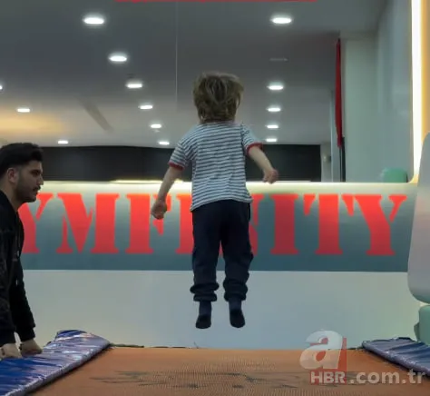 Kıvanç Tatlıtuğ’un oğlu Kurt Efe spora başladı! İşte o anlar 6