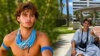 Bacağını kaybeden Survivor şampiyonu Stavros Floros'a gözyaşlarıyla karşılama