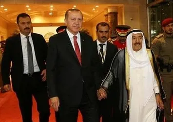 Cumhurbaşkanı Erdoğan Kuveyt'te