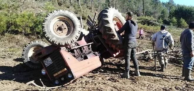 Son dakika: Zonguldak’ta freni boşalan traktör takla attı
