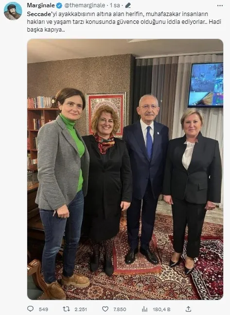 Kemal Kılıçdaroğlu ayakkabılarıyla seccadenin üzerinde poz verdi! Sosyal medyadan tepki yağdı! Kendisini bakın nasıl savundu