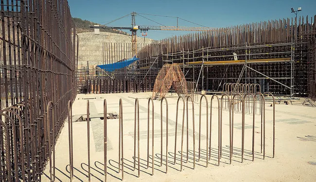 Akkuyu Nükleer Güç Santrali’nin 2. güç ünitesinde iki binanın temel atma çalışmaları tamamlandı