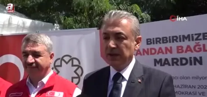 Mardin'de kan bağışı kampanyası başladı