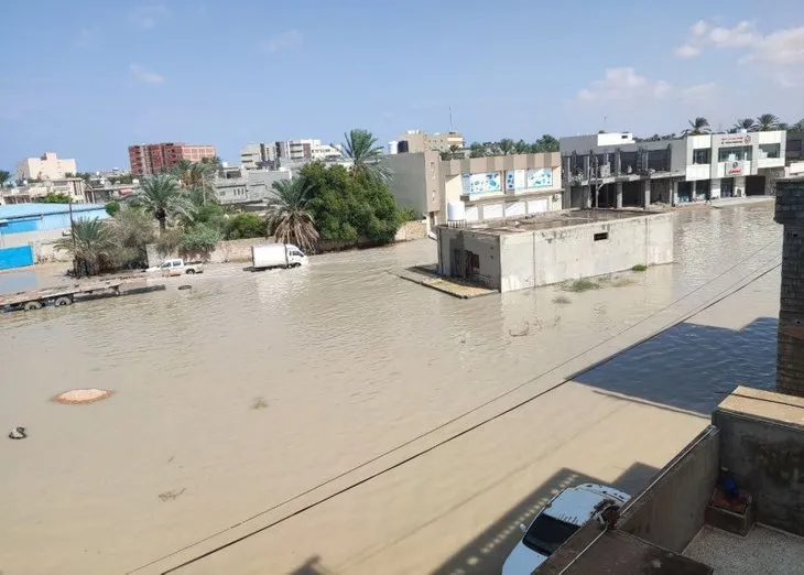 Libya’da sel felaketi! Dehşete düşüren görüntüler ortaya çıktı | Daniel Fırtınası’nın boyutu gözler önüne serildi