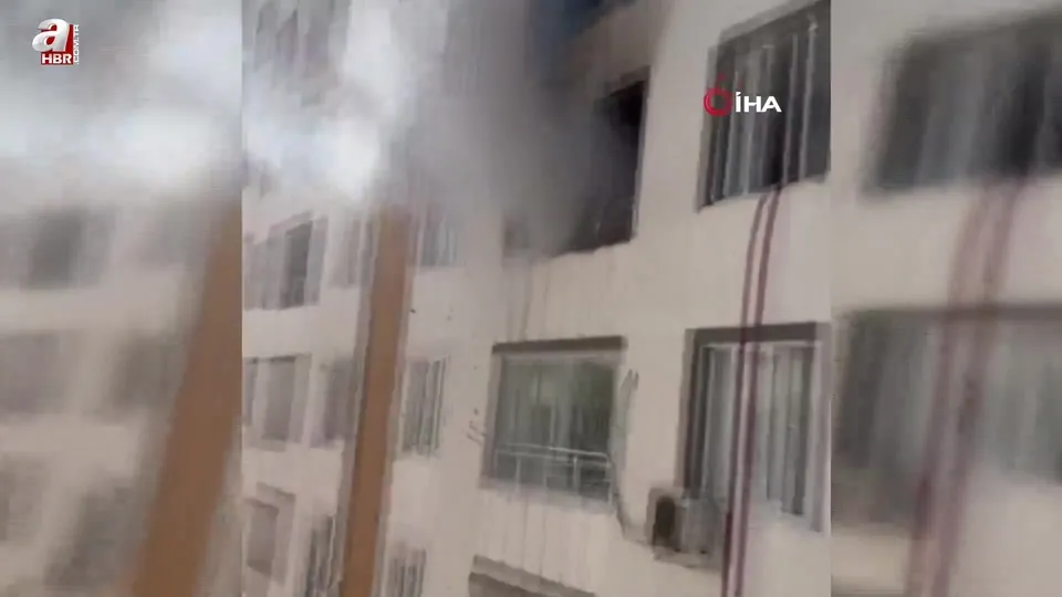 Batman’da apartmanda yangın paniği