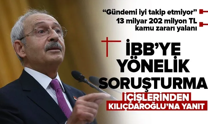 Kemal Kılıçdaroğlu’nun sözlerine İçişleri Bakanlığından yalanlama! İBB’ye yönelik soruşturmada yeni gelişme