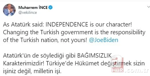 Başkan Erdoğan ve Türkiye'yi hedef almıştı! ABD'li Joe Biden'a CHP, PKK ve FETÖ dışında tepki yağdı 16