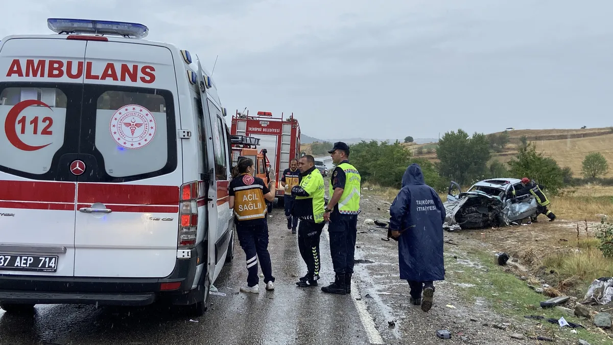 Kastamonu'da zincirleme facia: 1 ölü, 5 yaralı