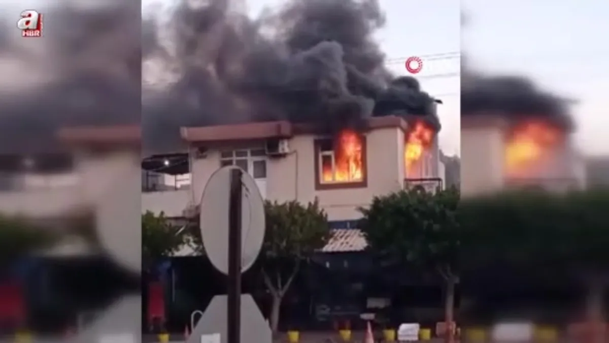 Hatay’da müstakil ev alevlere teslim oldu