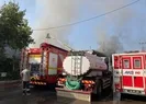 Plastik fabrikasında yangın