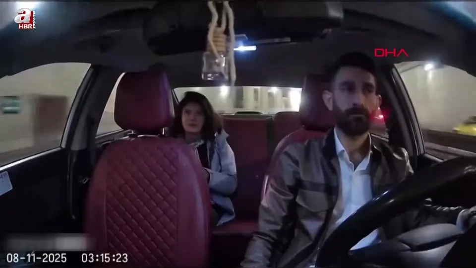 Taksici ile yolcu arasında ’adres’ kavgası