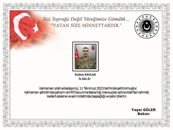 pence-kilit-bolgesinden-aci-haber-sozlesmeli-er-erdem-kavlak-sehit-oldu-1689137883260.jpeg Pençe-Kilit bölgesinden acı haber! Sözleşmeli er Erdem Kavlak şehit oldu - 1