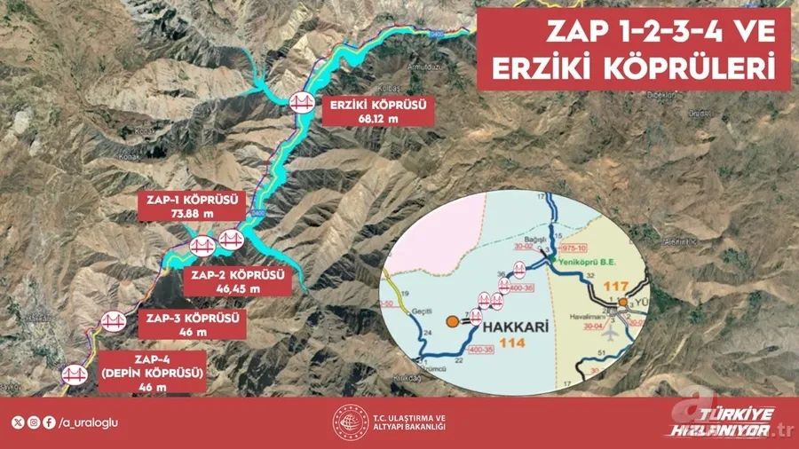Hakkari’ye Terörsüz Türkiye yatırımları! Yüksekova'ya zaman kazandıran proje: Seyahat süresi 4 dakikaya indi 5