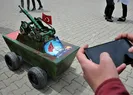 Lise öğrencisi insansız mini tank yaptı