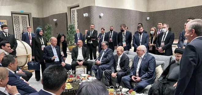 Başkan Recep Tayyip Erdoğan, Vladimir Putin ve diğer devlet liderlerle buluştu